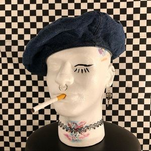 wïwï forever xxi denim beret